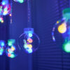 Lampki LED kurtyna kule 3m 108LED multikolor - obrazek 2