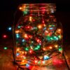 Lampki LED łańcuch świetlny 10m 100LED multikolor 8 trybów świecenia